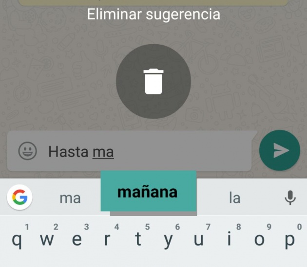 Cómo quitar palabras y sugerencias en el teclado Android